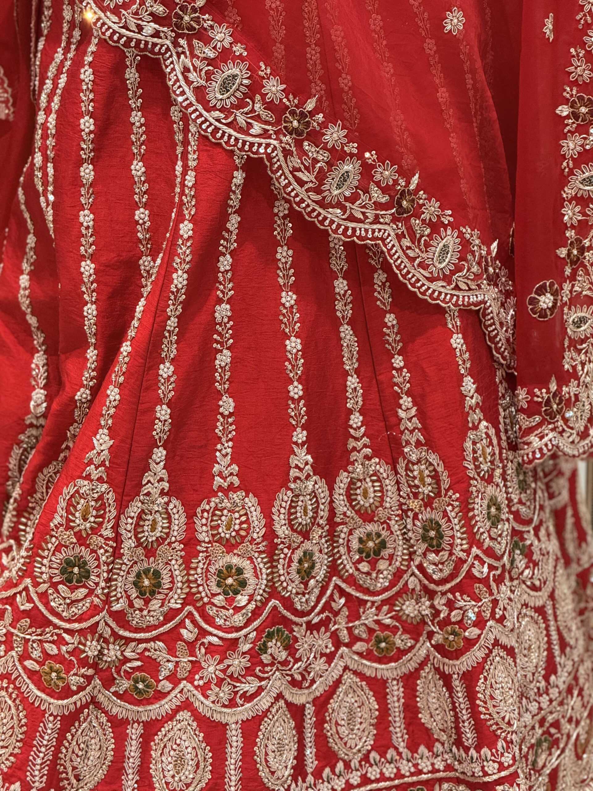 designer red embroidered lehenga set with elegant dupatta designer red embroidered lehenga set with elegant dupatta